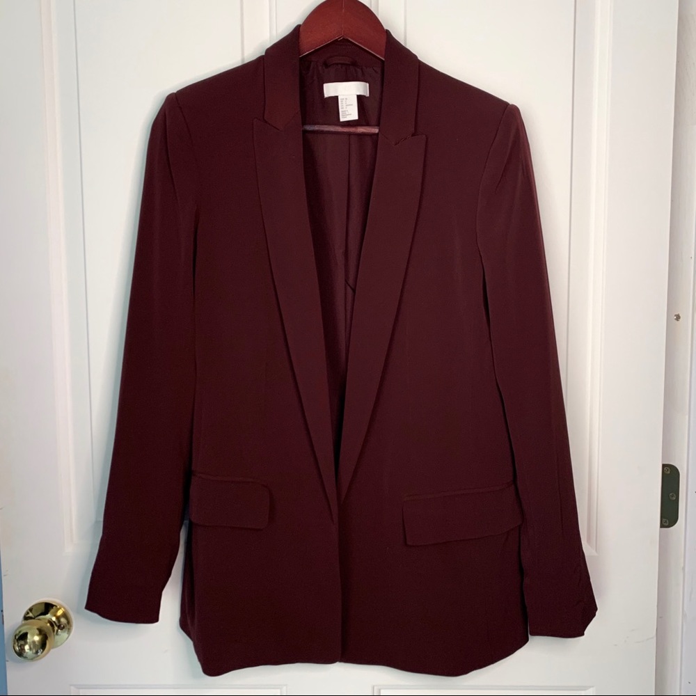 H&M Maroon Blazer